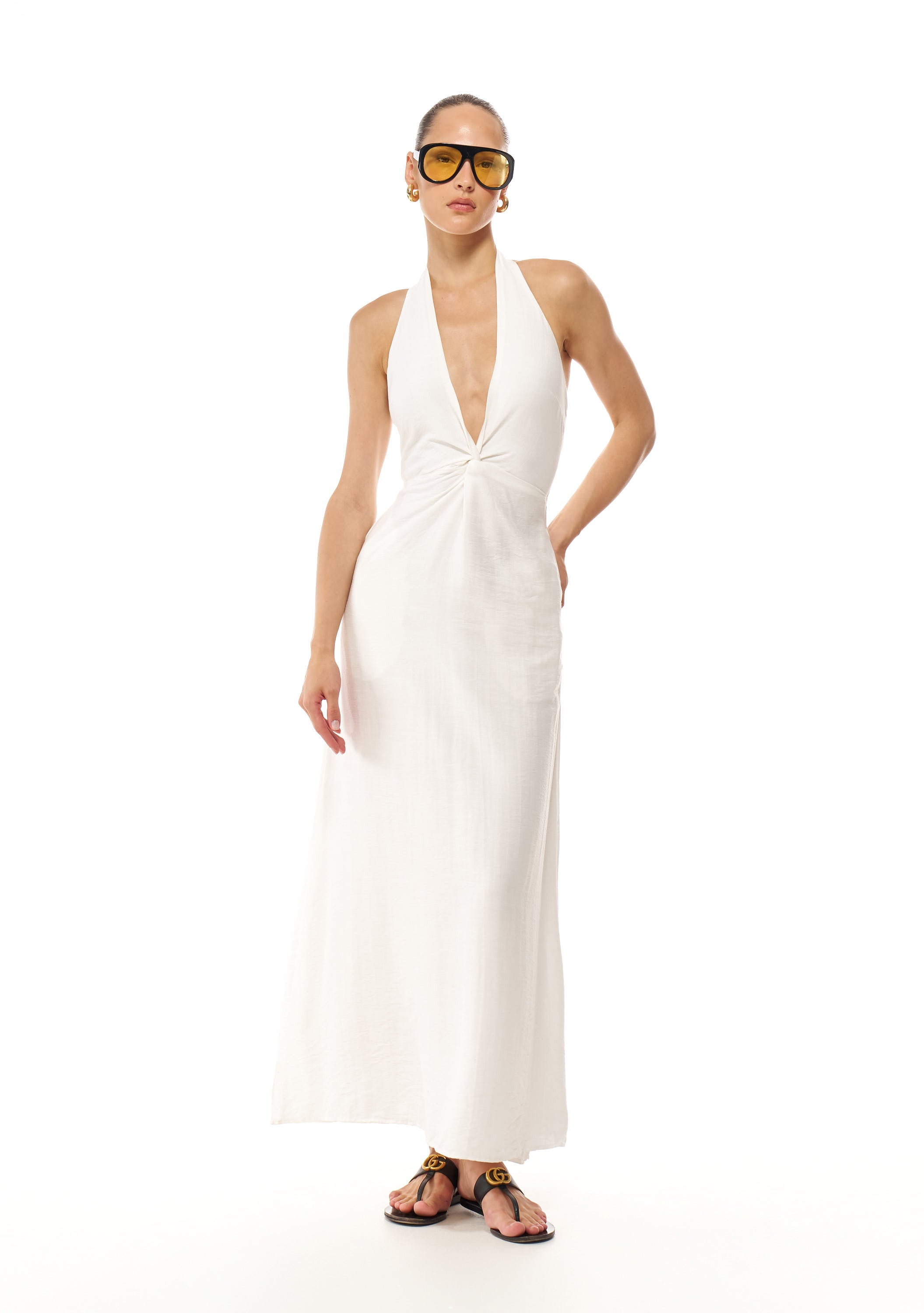 שמלת ג'ובאני | לבן