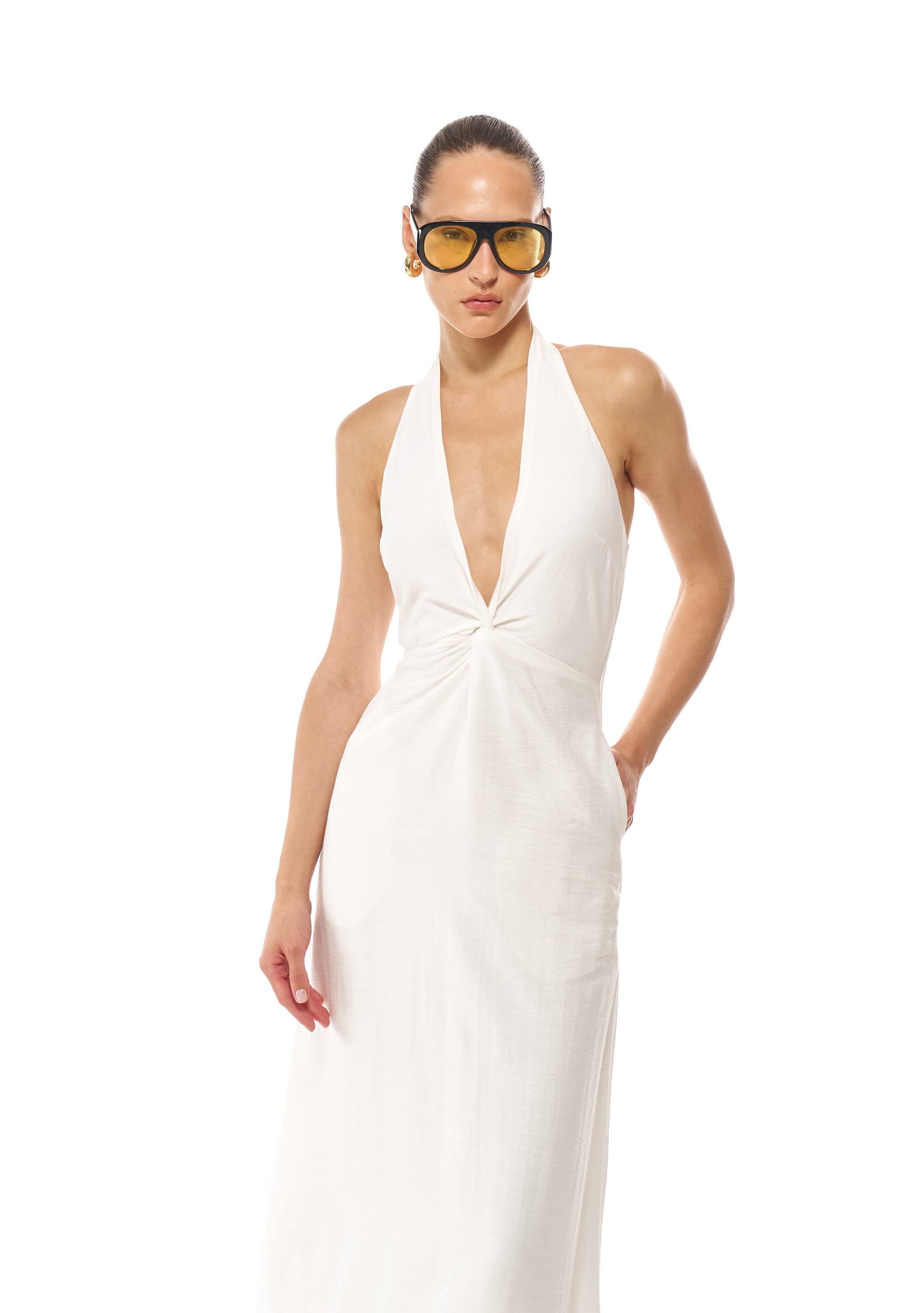 שמלת ג'ובאני | לבן