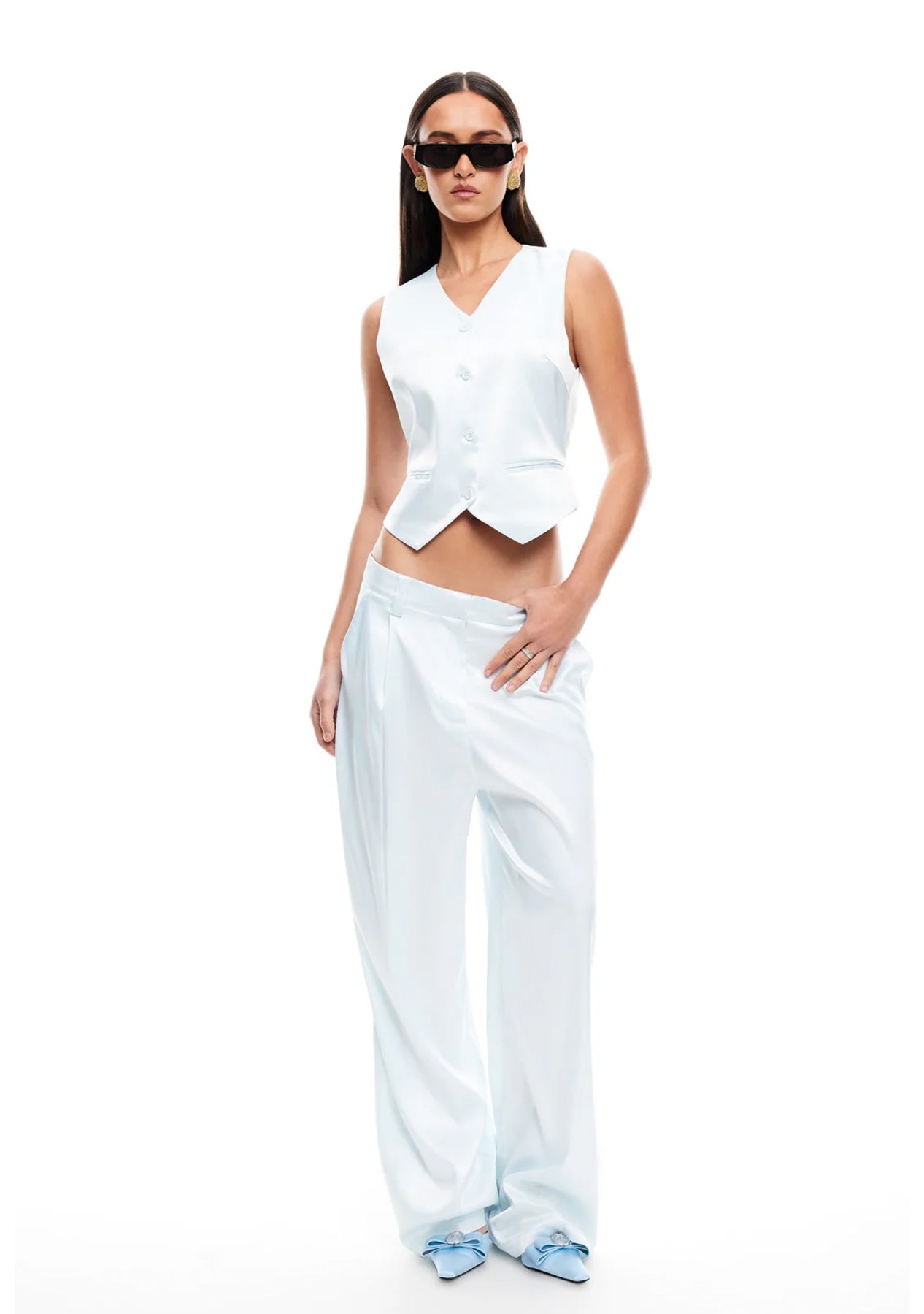 וסט קנדי | תכלת -