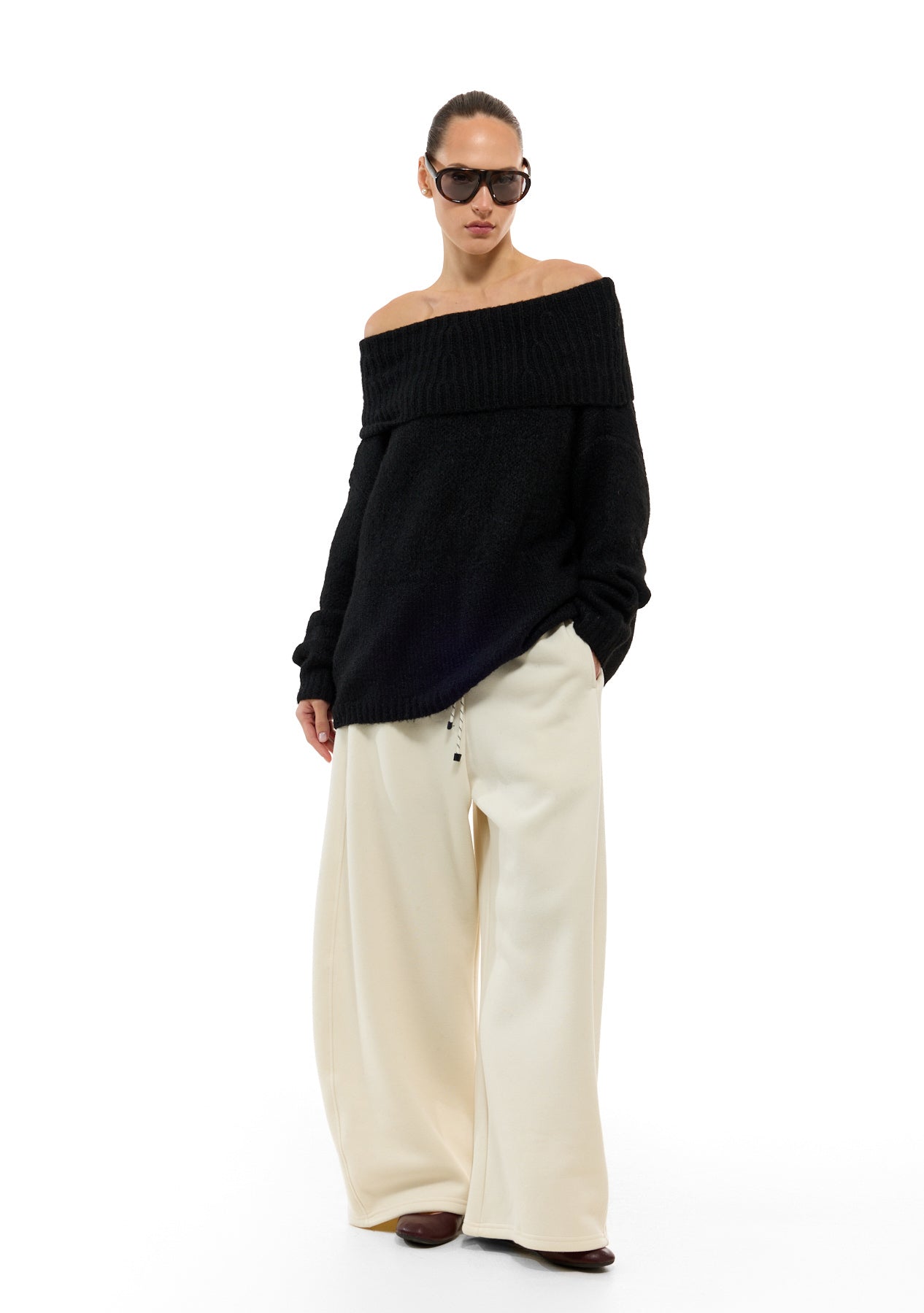 מכנסי לוסיאן | שמנת