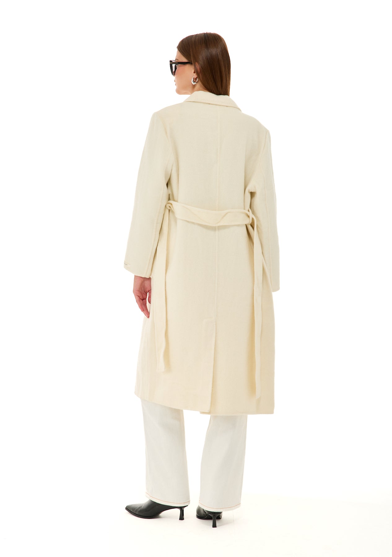 מעיל אלסה | לבן