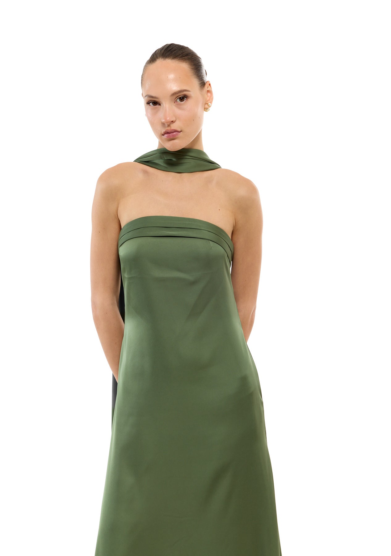 שמלת קלריס | זית