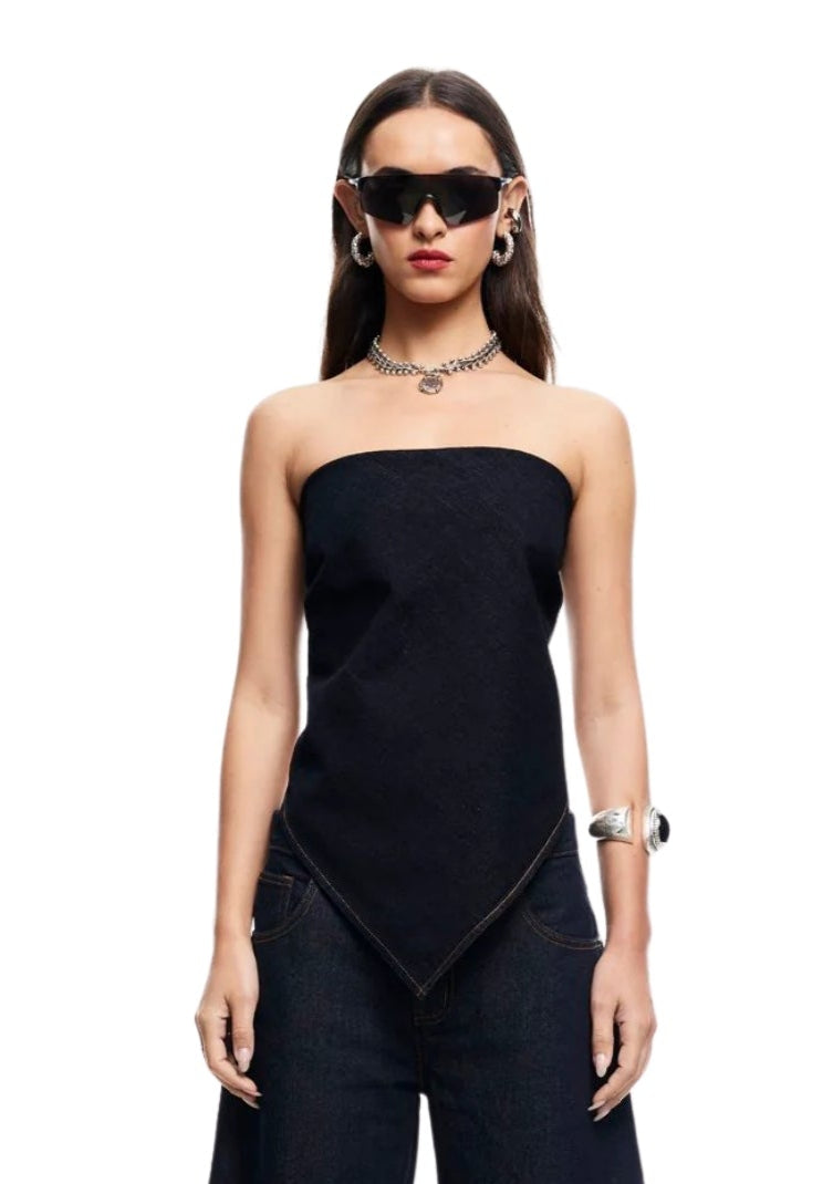 חולצת דסטין | ג'ינס כהה