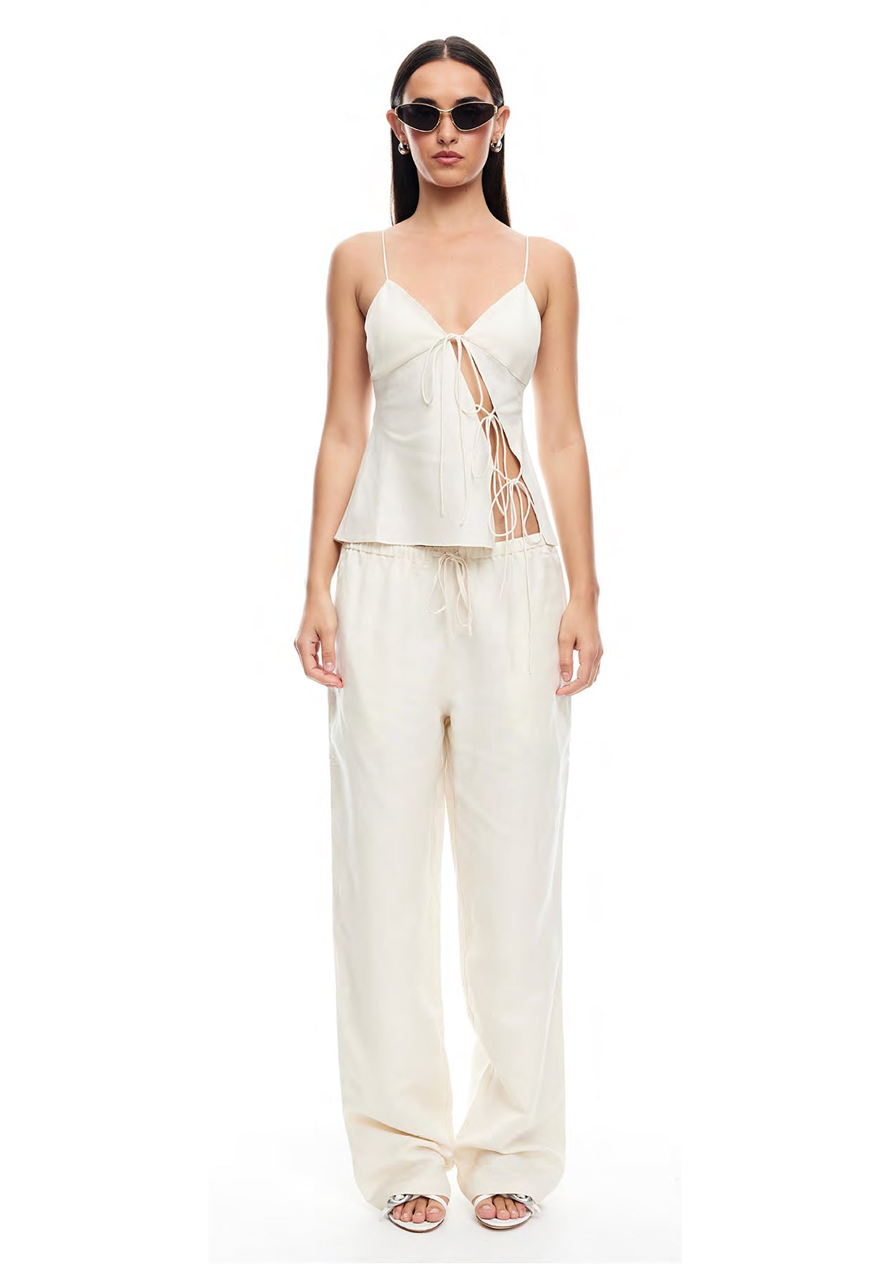 מכנסי אוליבר | שמנת -