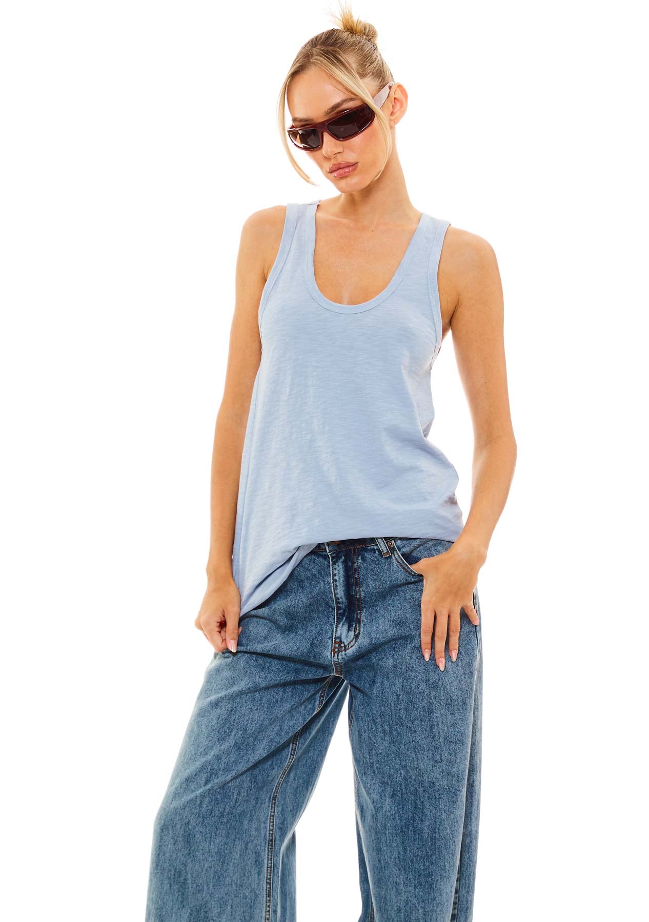 גופיית ברי | תכלת -