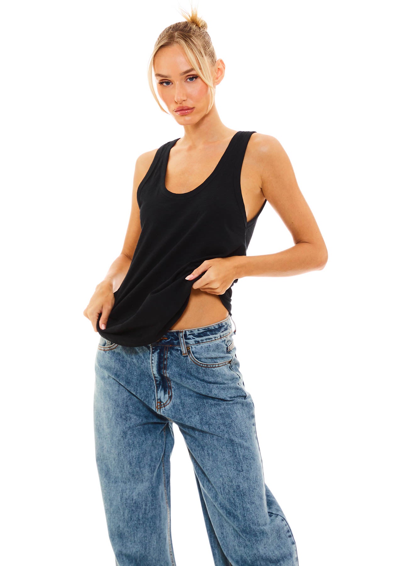 גופיית ברי | שחור -