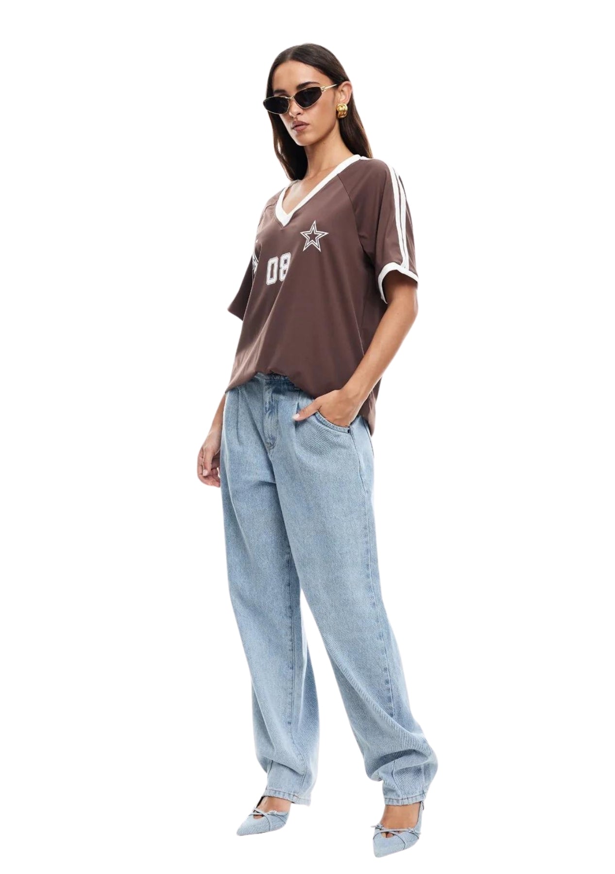 חולצת ספייס | חום