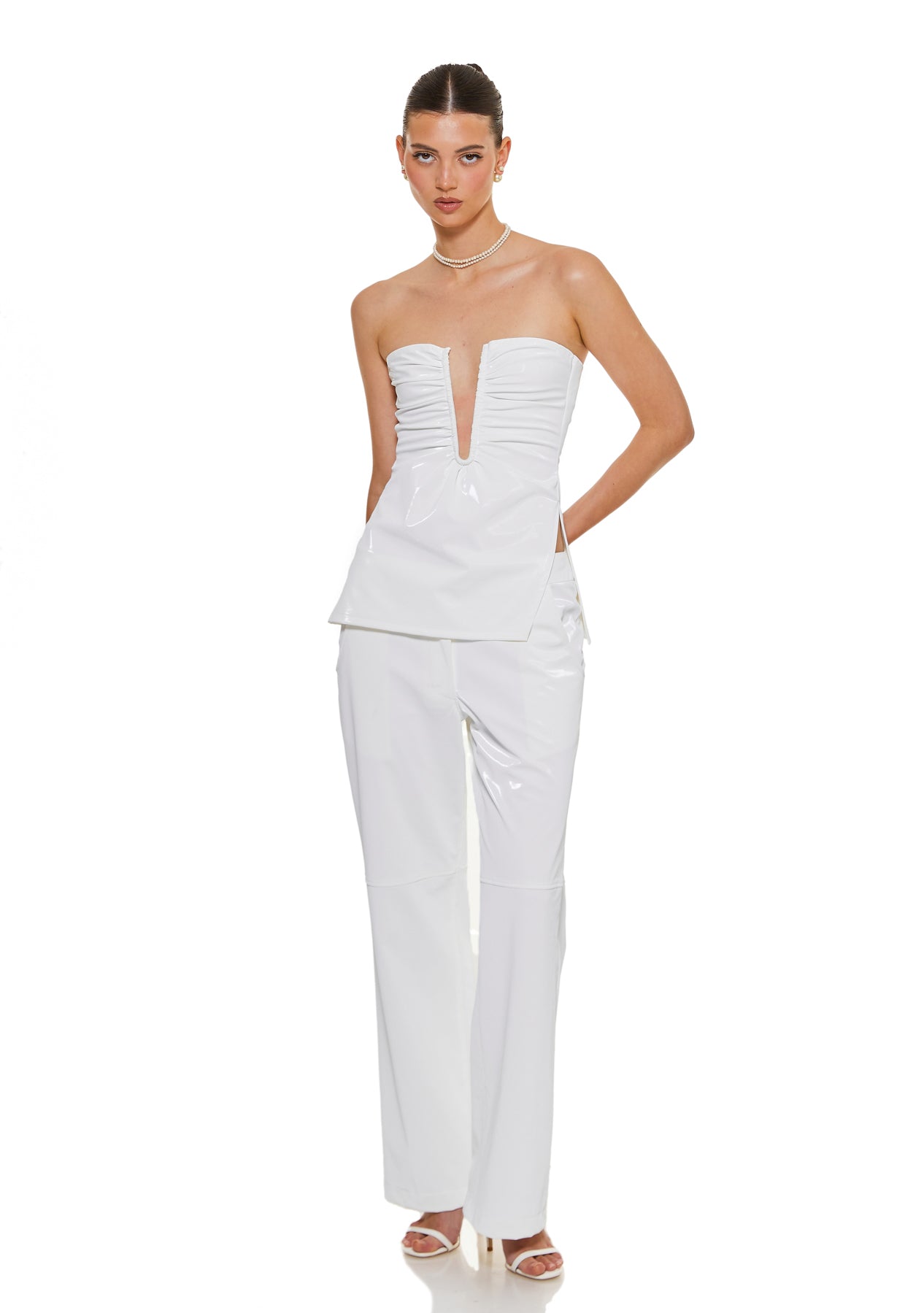 טופ איידן | לבן -