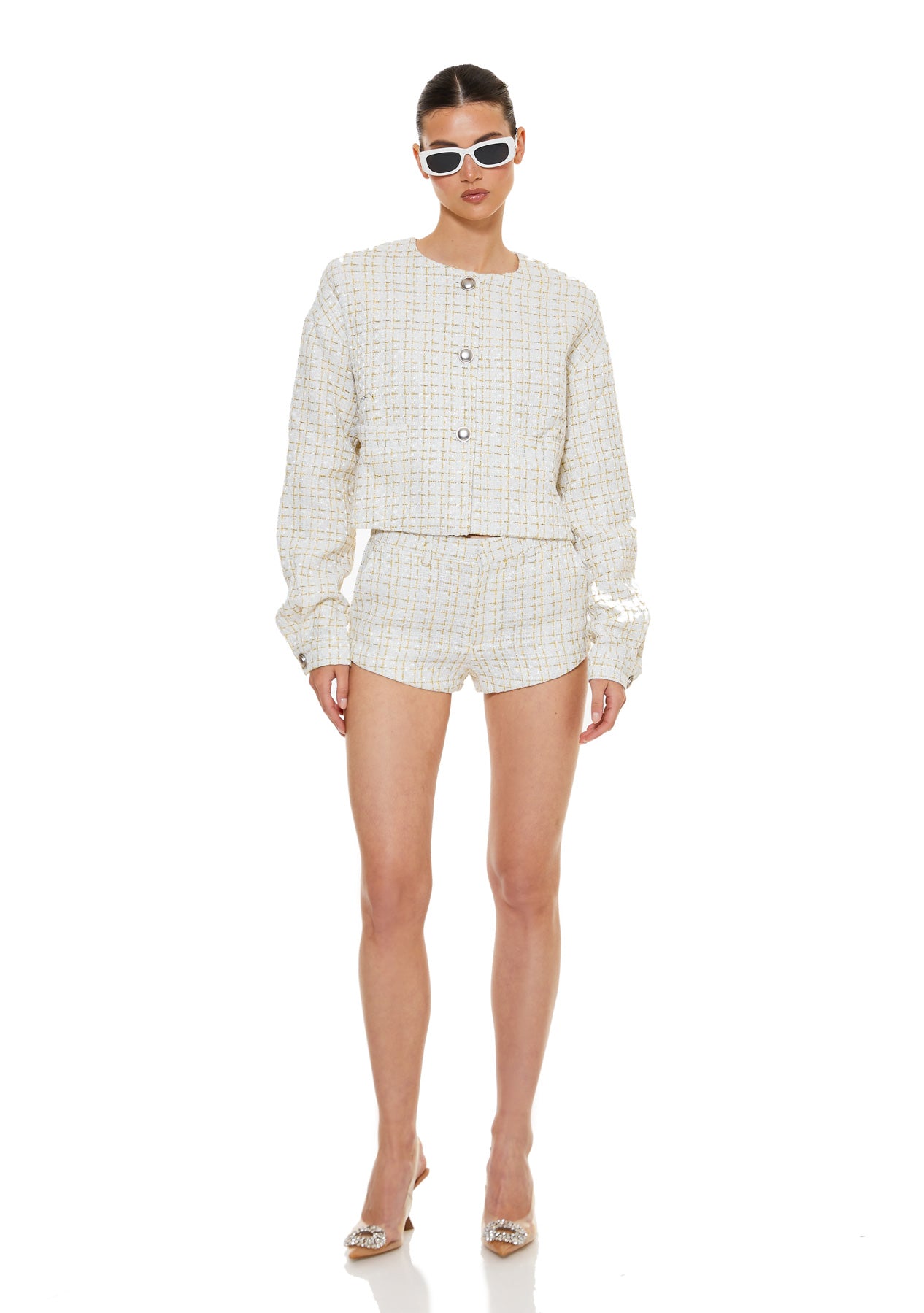 שורט קוקו | לבן -