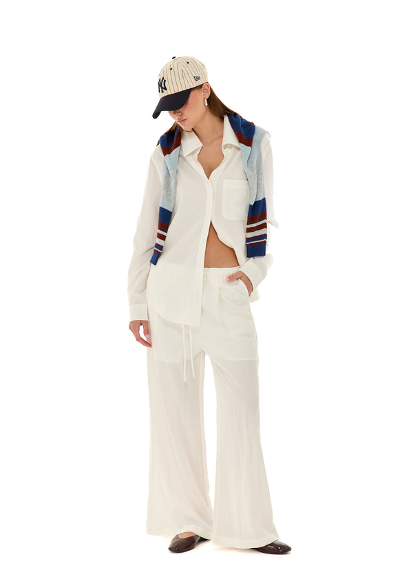 מכנסי מיי | לבן