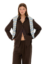 חולצת מיי | חום