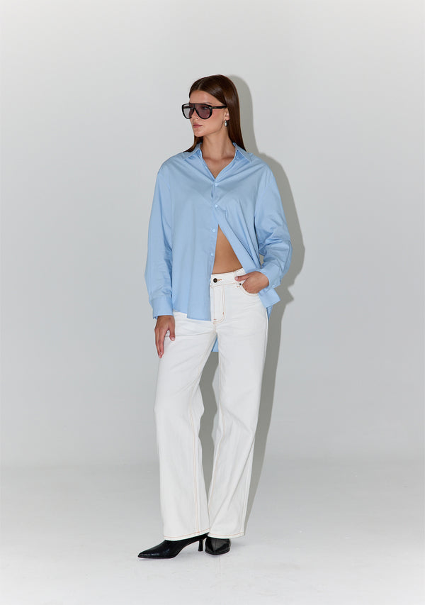 חולצת פלורן | תכלת