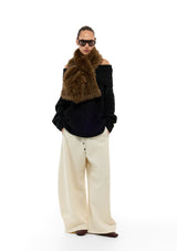 מכנסי לוסיאן | שמנת