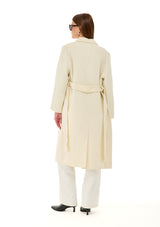 מעיל אלסה | לבן