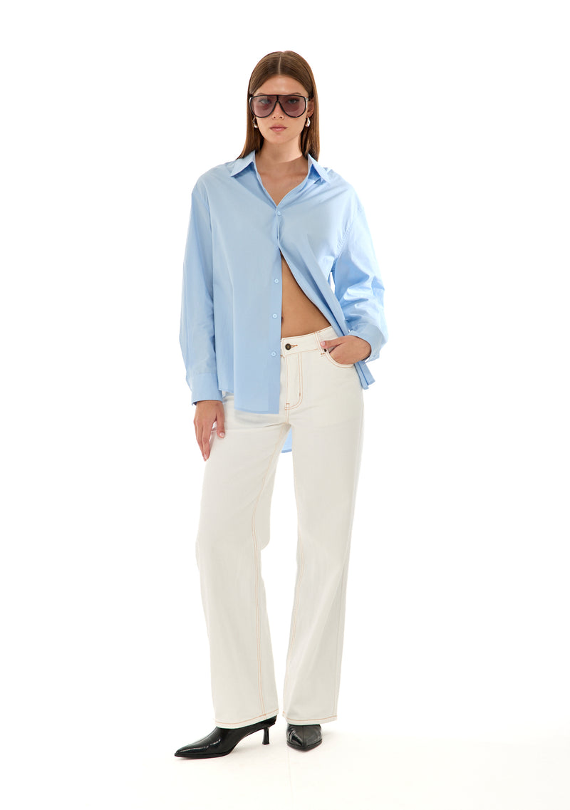 חולצת פלורן | תכלת