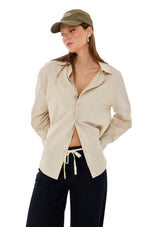 חולצת פלורן | בז'