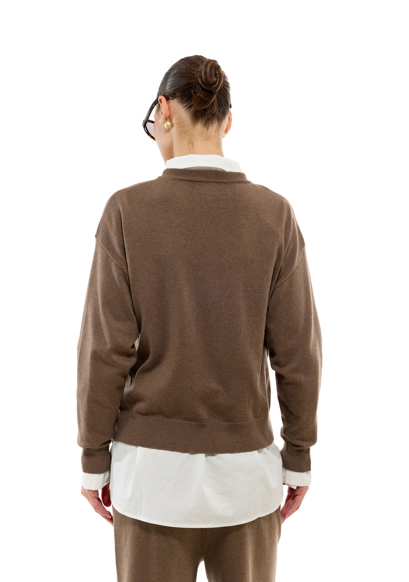 חולצת הלנה | חום