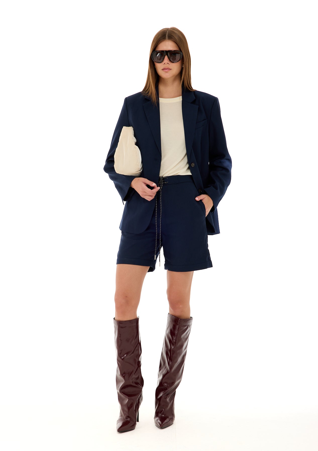 מכנסי דרו | נייבי