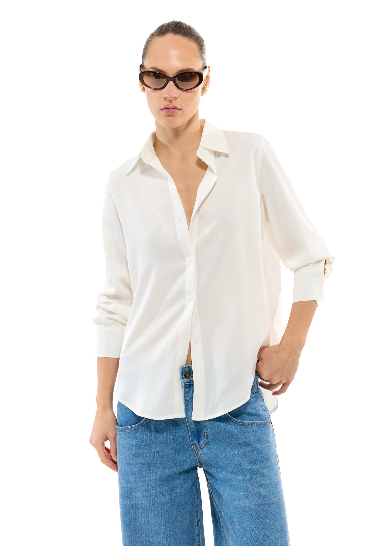 חולצת טרו | לבן