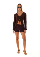 חולצת ג'ו | חום