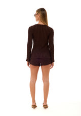 חולצת ג'ו | חום