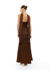 שמלת קלריס | חום