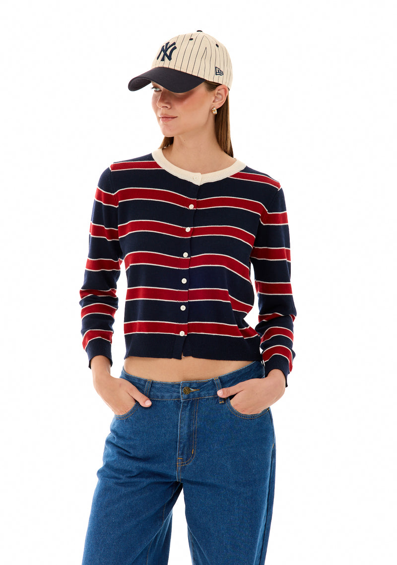 סריג בל | נייבי פסים