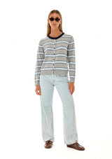 סריג בל | אפור פסים