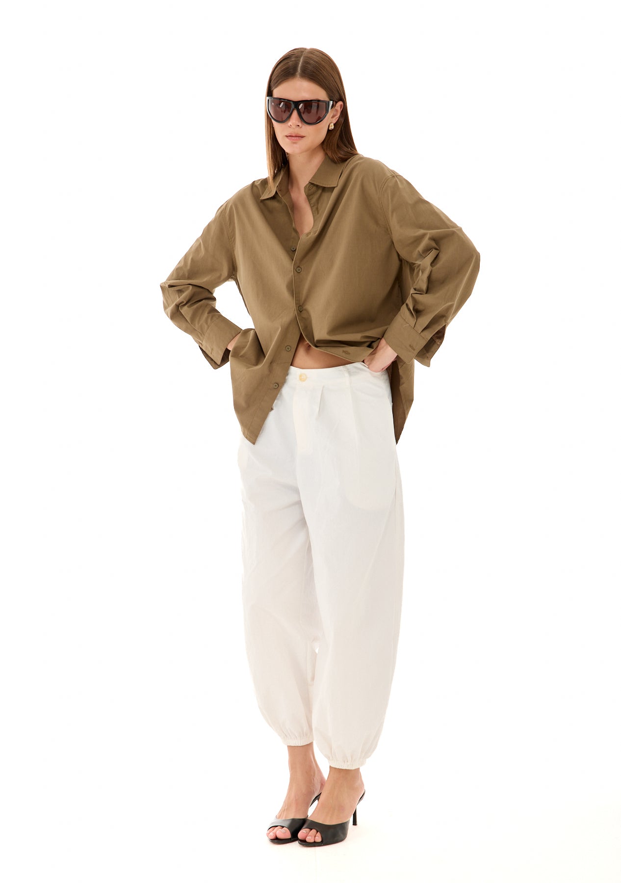 חולצת פלורן | חאקי