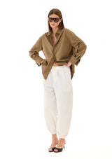 חולצת פלורן | חאקי