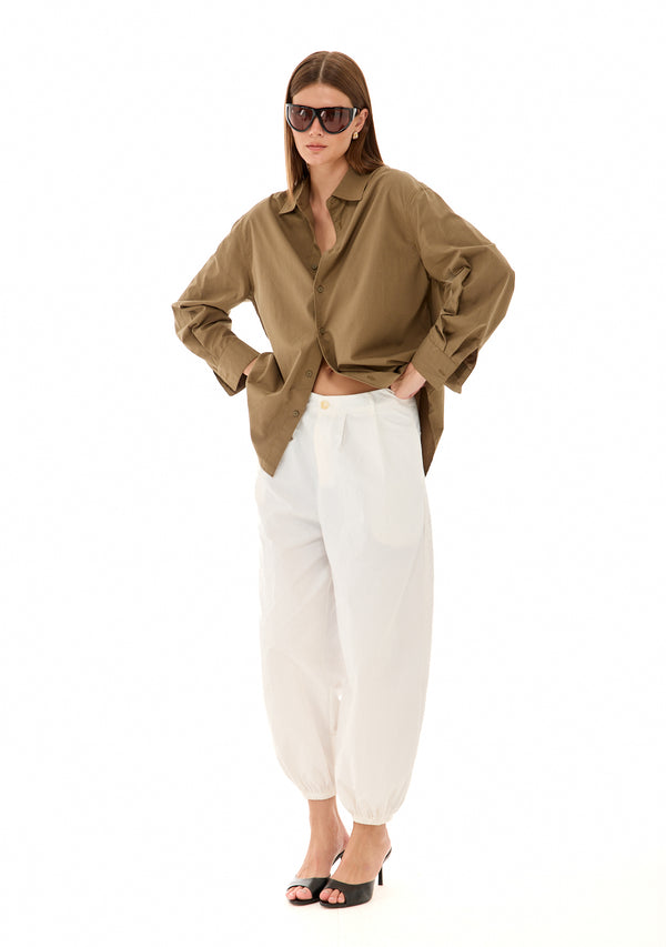 חולצת פלורן | חאקי