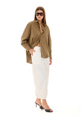 חולצת פלורן | חאקי