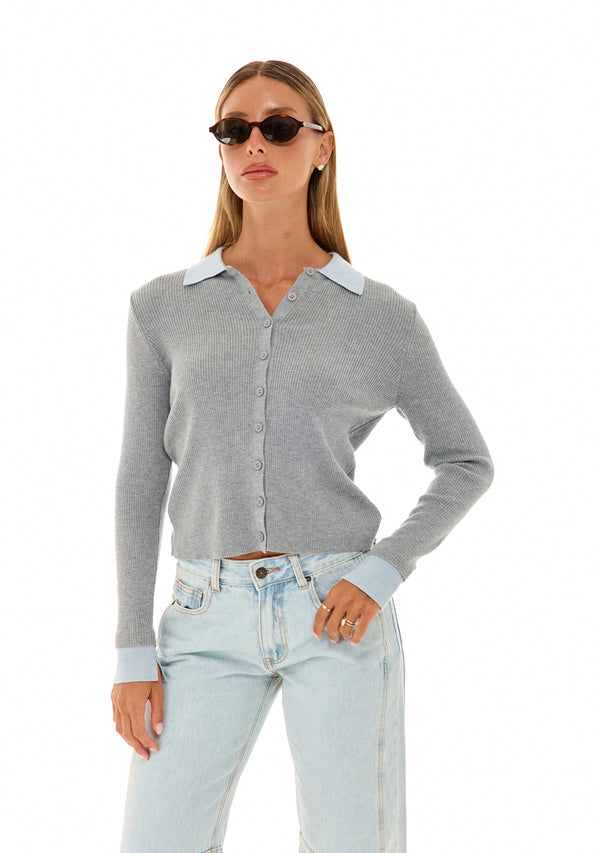 סריג מיילס | אפור