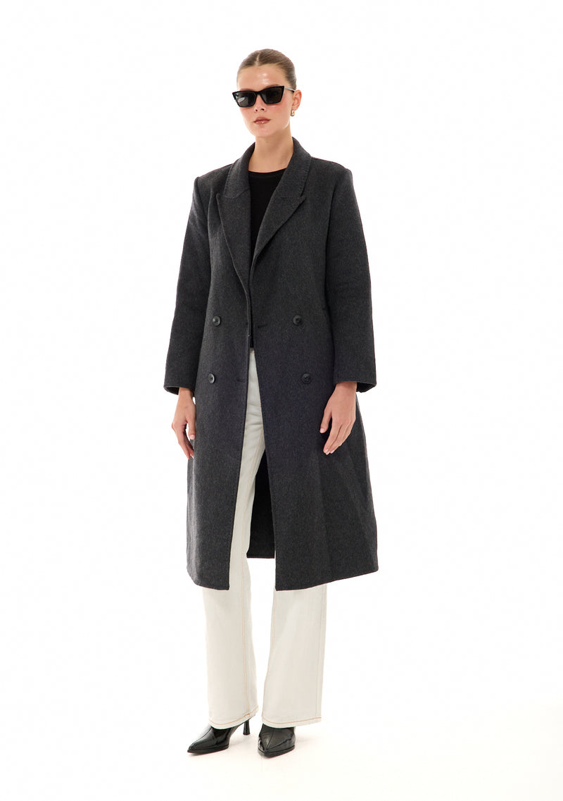 מעיל אלסה | אפור