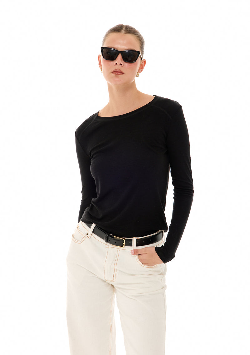 חולצת לאון | שחור