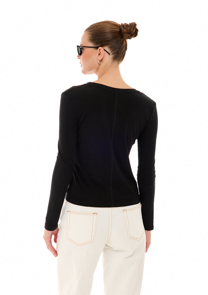 חולצת לאון | שחור