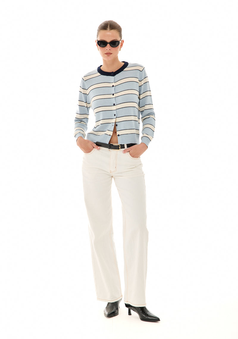 סריג בל | תכלת פסים