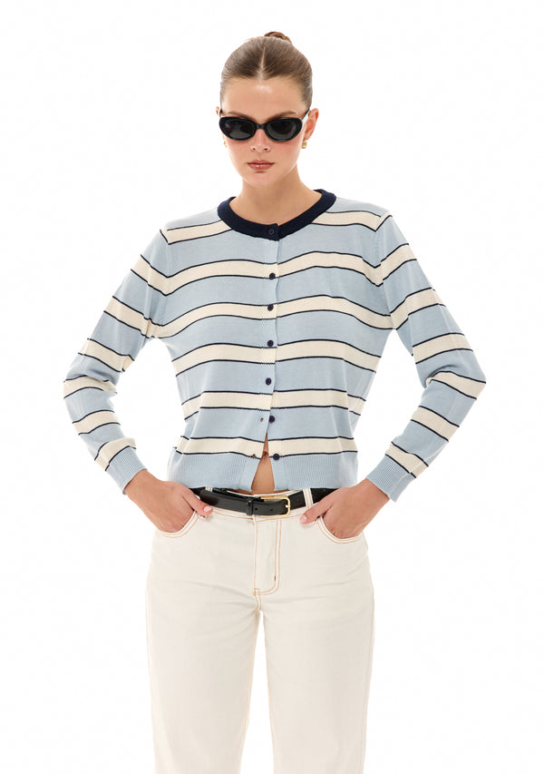 סריג בל | תכלת פסים