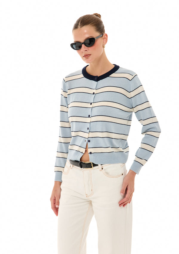 סריג בל | תכלת פסים