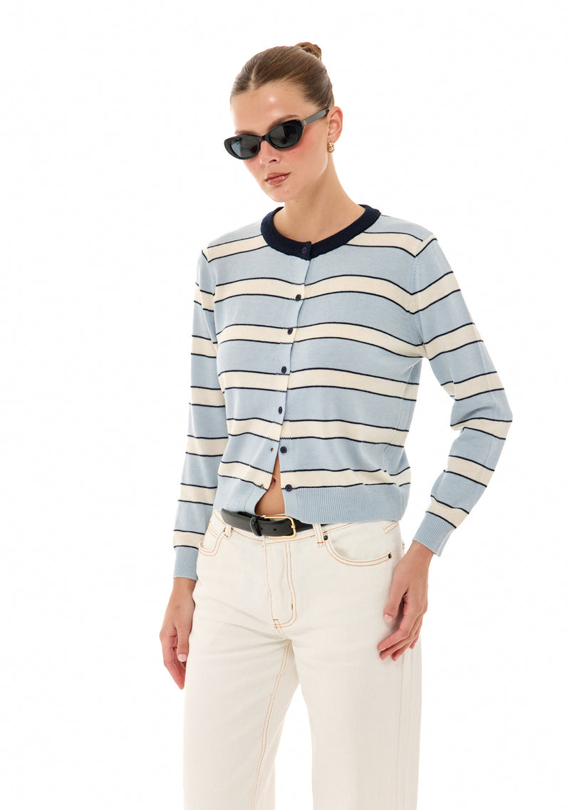 סריג בל | תכלת פסים