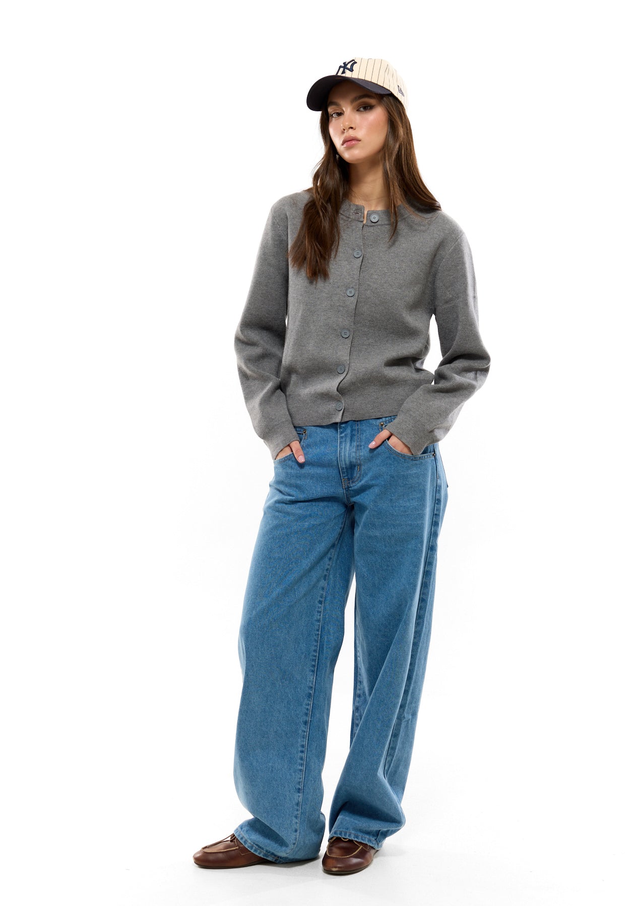 קרדיגן הארפר | אפור