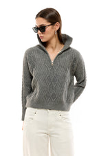 סריג מילה | אפור