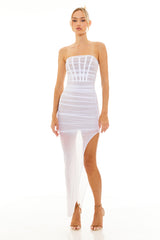 שמלת איידן | לבן