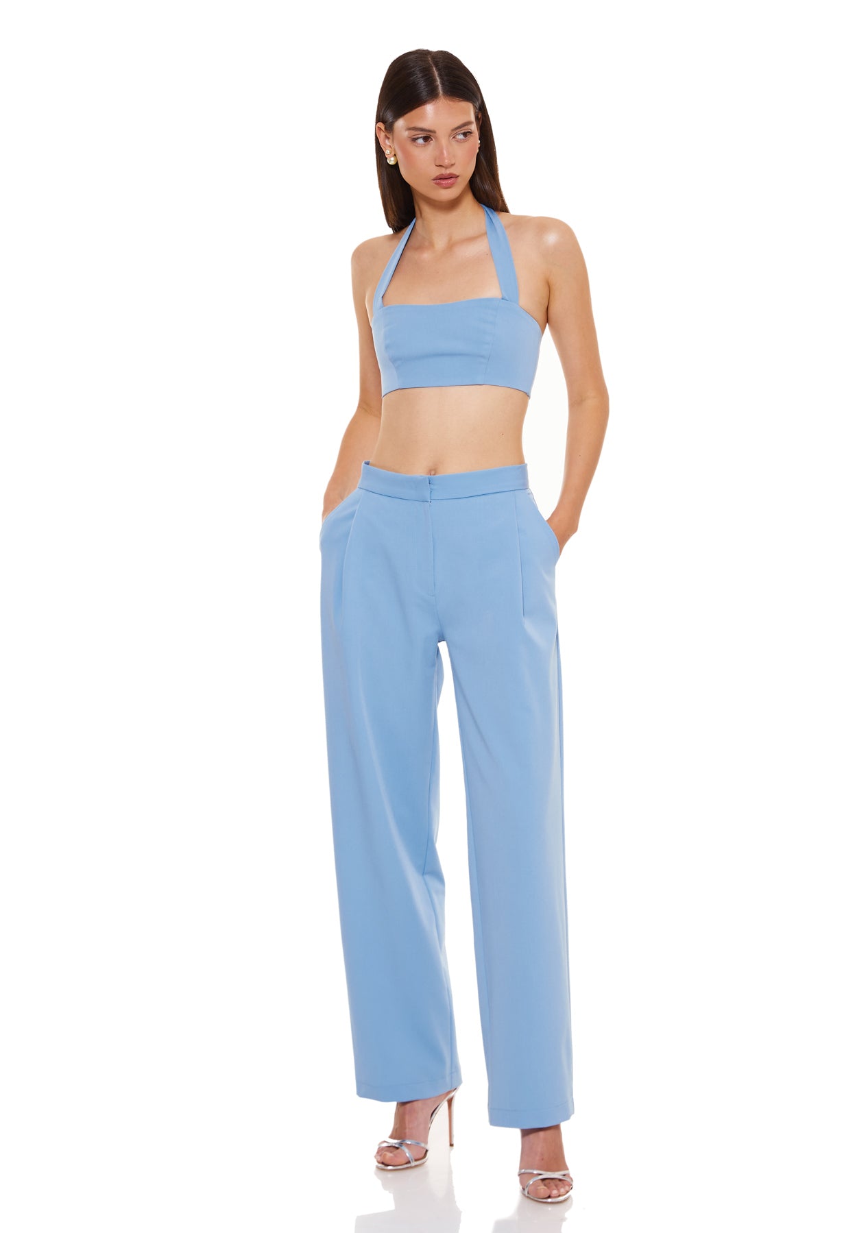 מכנסי איזבל | תכלת - 