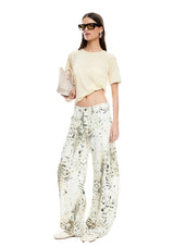 ג'ינס ברטון | לבן ירוק