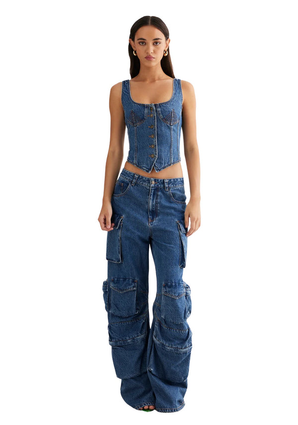 דגמ"ח מילר | ג'ינס כחול