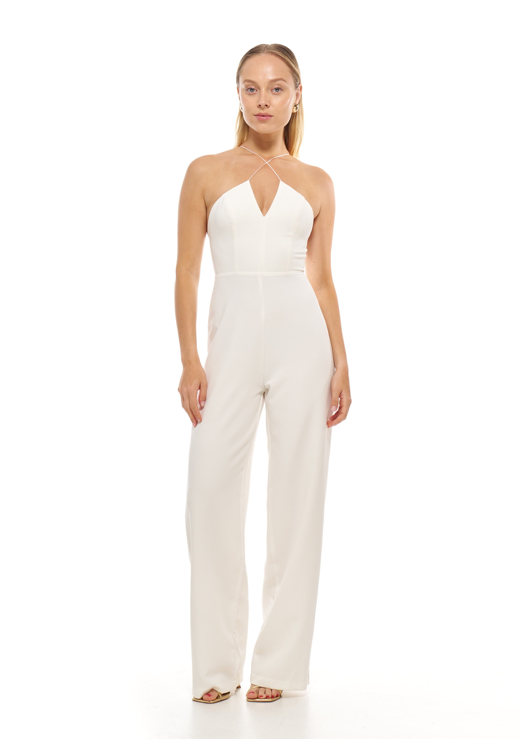 אוברול מארי | לבן - 