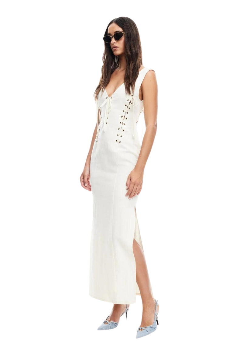 שמלת קריסטין | לבן