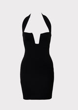 SECOND LIFE - שמלת מיני דסטני | שחור XS