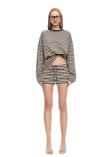 חולצת הנרי | בג' פסים